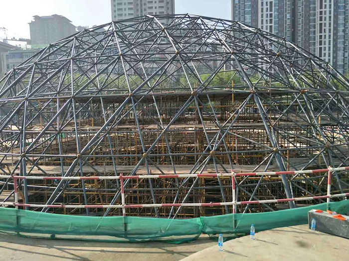 海门球形网架钢结构施工